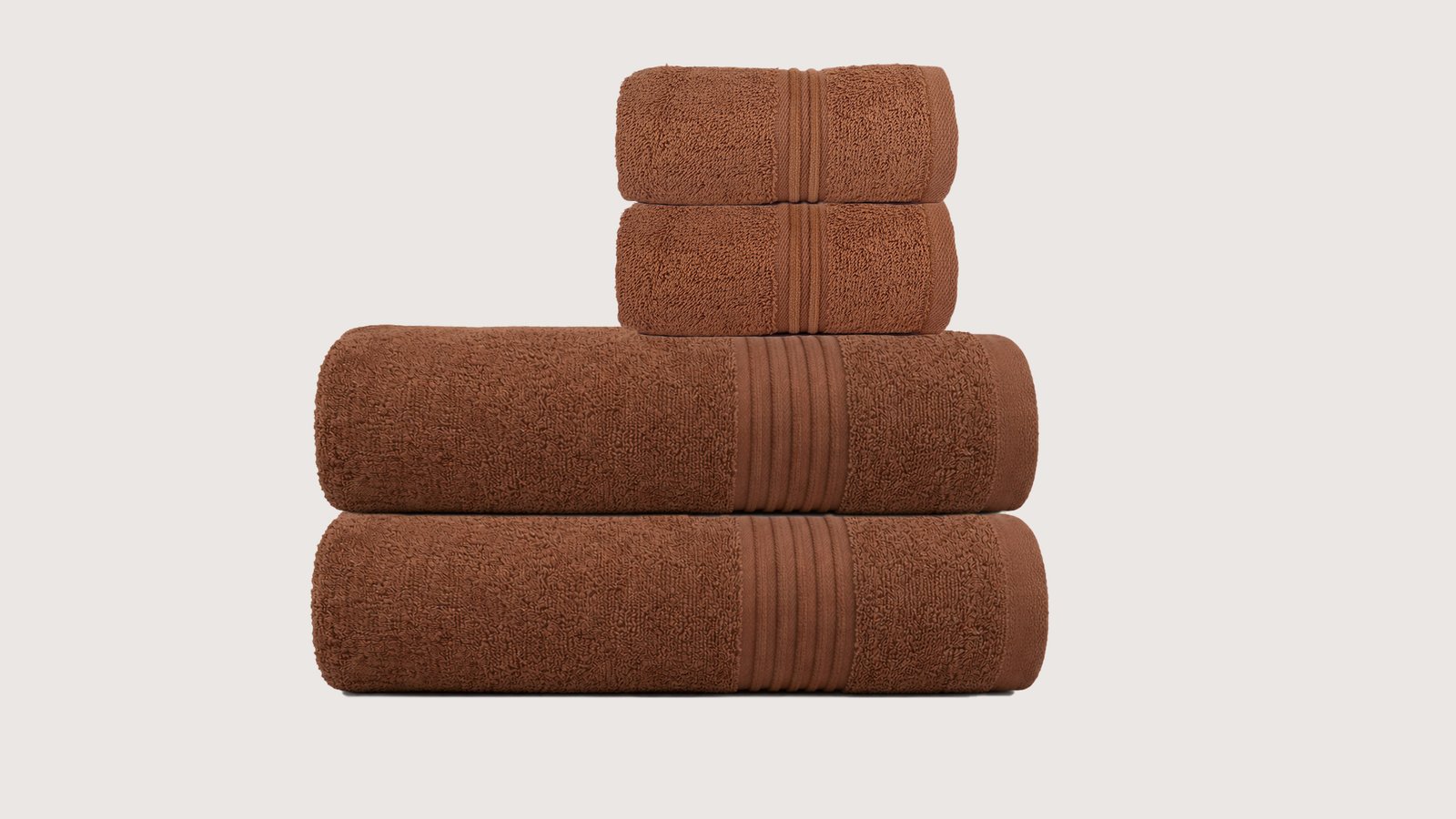 Texxora Everyday Luxe Big Family Pack | 2 Bath Towels + 2 Hand Towels | Premium Cotton Luxury Home Essentials Set - Image 4