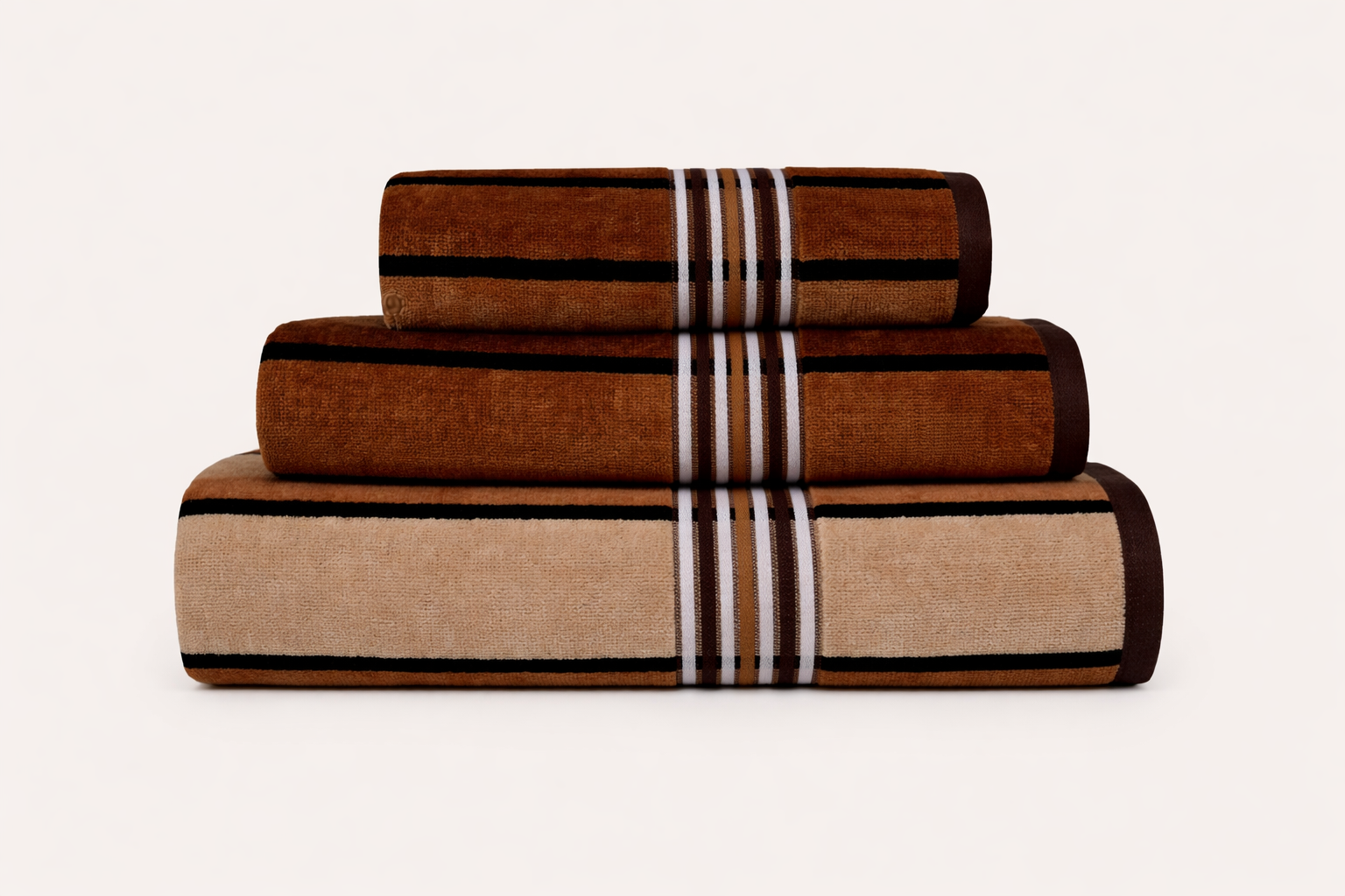 Texxora ColorWave Family Trio | Set of 3 Designer Cotton Towels | Premium Soft, Highly Absorbent & Everyday Luxury Combo - Image 6