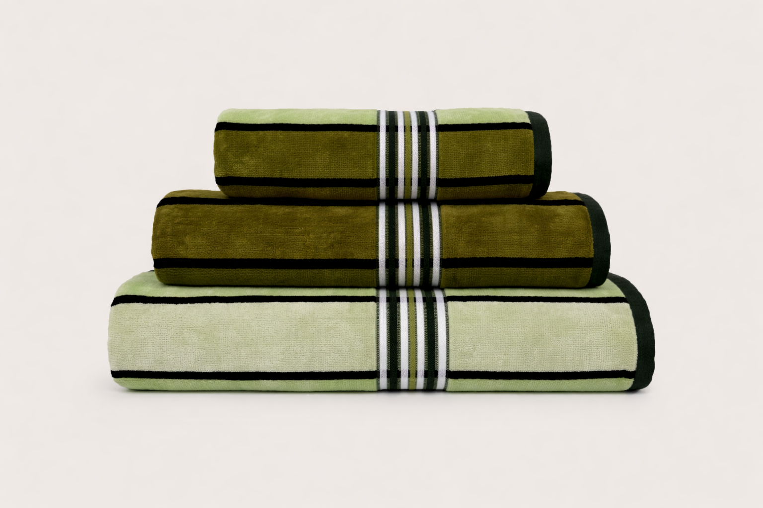 Texxora ColorWave Family Trio | Set of 3 Designer Cotton Towels | Premium Soft, Highly Absorbent & Everyday Luxury Combo