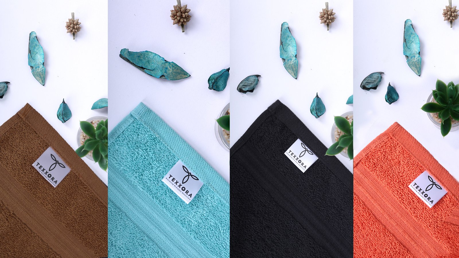 Texxora FitDry Pack of 4 Gym Towels | 40x60cm Quick-Dry Cotton Fitness Towels | Ultra-Absorbent, Lightweight & Workout Essential Bundle - Image 5