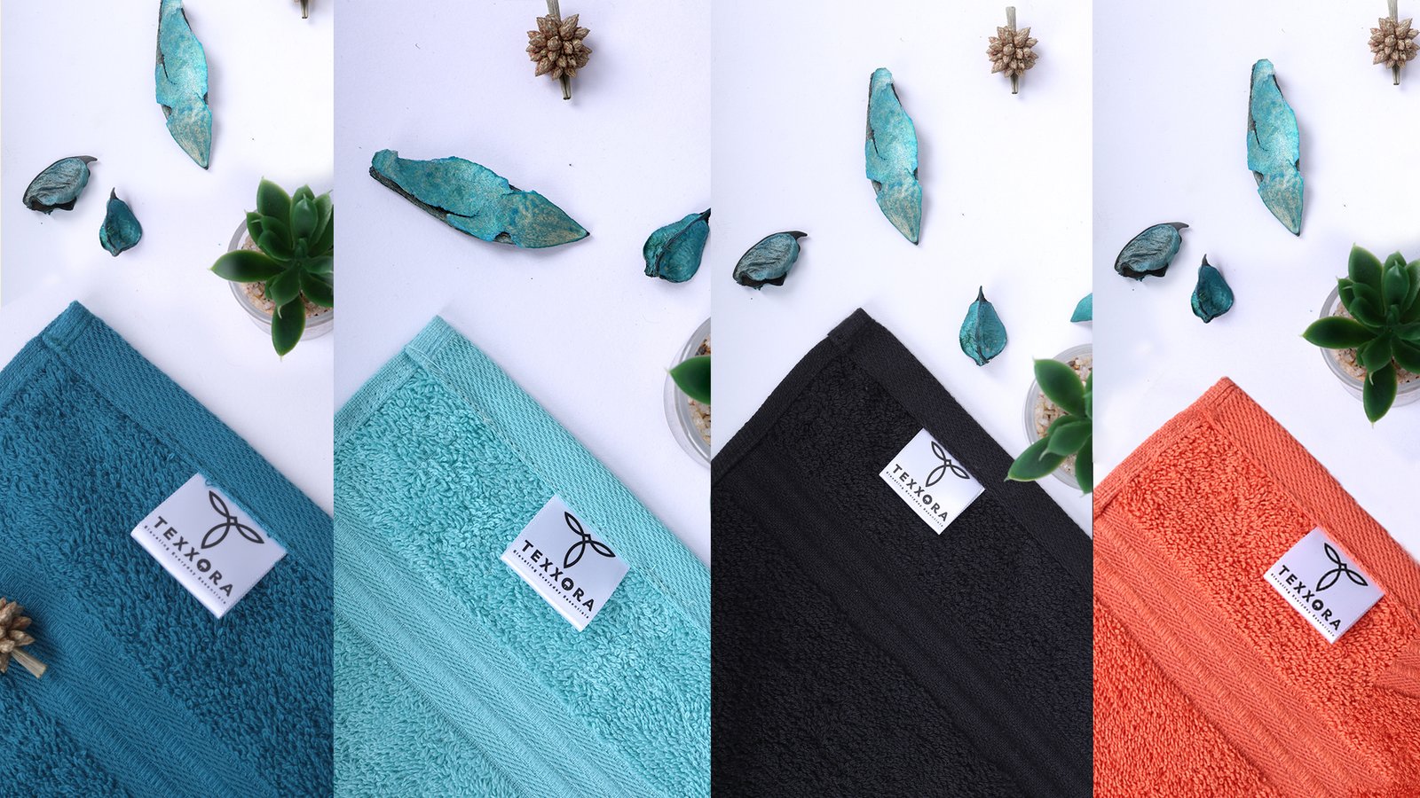 Texxora FitDry Pack of 4 Gym Towels | 40x60cm Quick-Dry Cotton Fitness Towels | Ultra-Absorbent, Lightweight & Workout Essential Bundle - Image 6