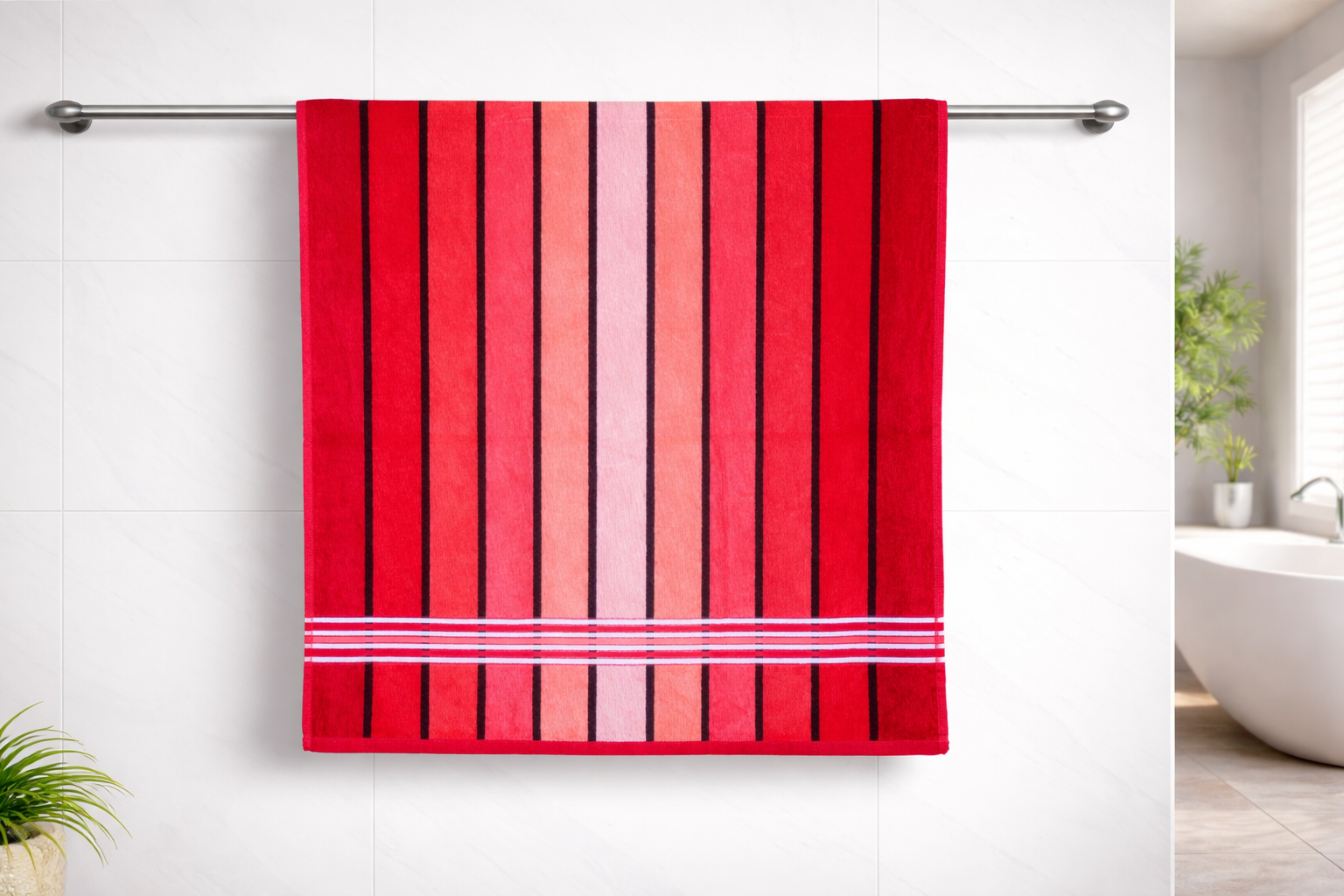 Texxora ColorWave Grande Wrap (Jumbo) – 80x160cm | Luxury Designer Cotton Towel | Ultra-Soft, High Absorbency